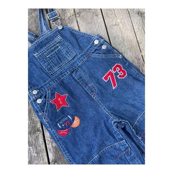Cherokee Denim Coveralls Overalls Patches - Picture 11 of 11